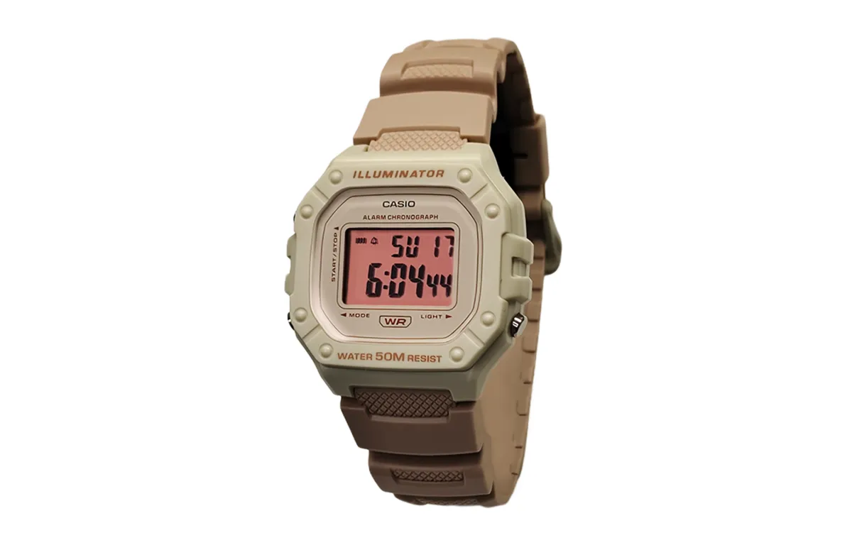 CASIO Custom Collection Quartz Movement Resin Strap Watch Women's Watch Gray Dial