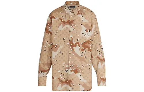Louis Vuitton 2020 Camo Dna Monogram shirt