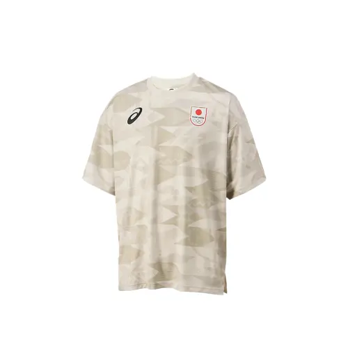 ASICS Japan Track & Field Team Olympic Collection Running T Shirt Unisex Birch