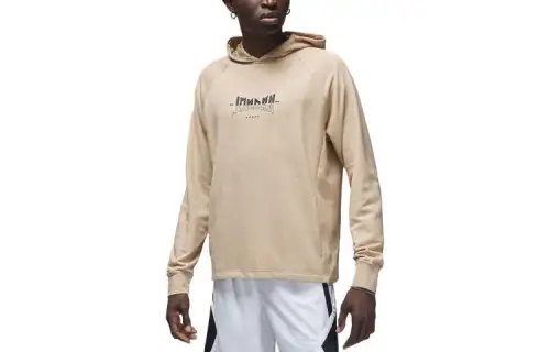 Jordan Sport Sweatshirt Men's Khaki Fashion