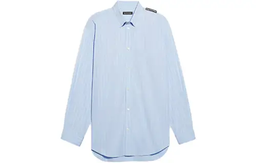 Balenciaga Shirt Regular Fit Men's Blue