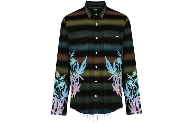 AMIRI Shirts Men's Multicolor Lapel Moderate Other