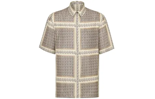 DIOR Oblique Checks Printed Shirt