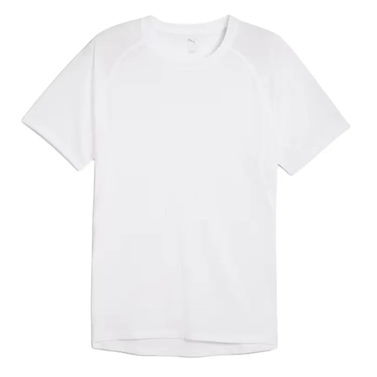 PUMA T-Shirts Men's White Crew Neck