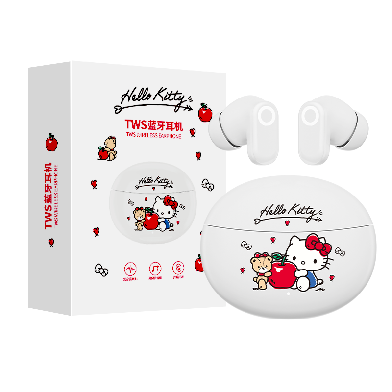 Sanrio Sanrio, huawei, xiaomi, apple, high quality small handheld extra-long action game, universal headphones for students, Android, bluetooth