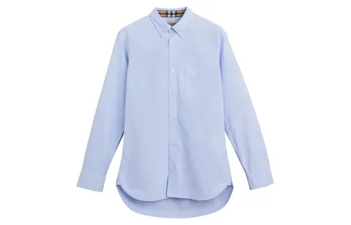 Burberry Shirt Men's Light Blue