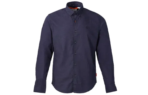 Timberland Shirts Men's Royal Blue Pointed Collar Moderate Other