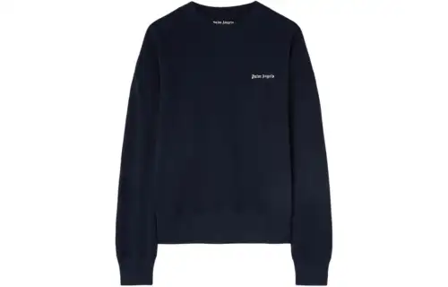 Palm Angels logo-print cotton sweatshirt