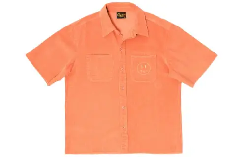 Drew house Smiley Collection Shirts Unisex Orange Square Collar Moderate Other
