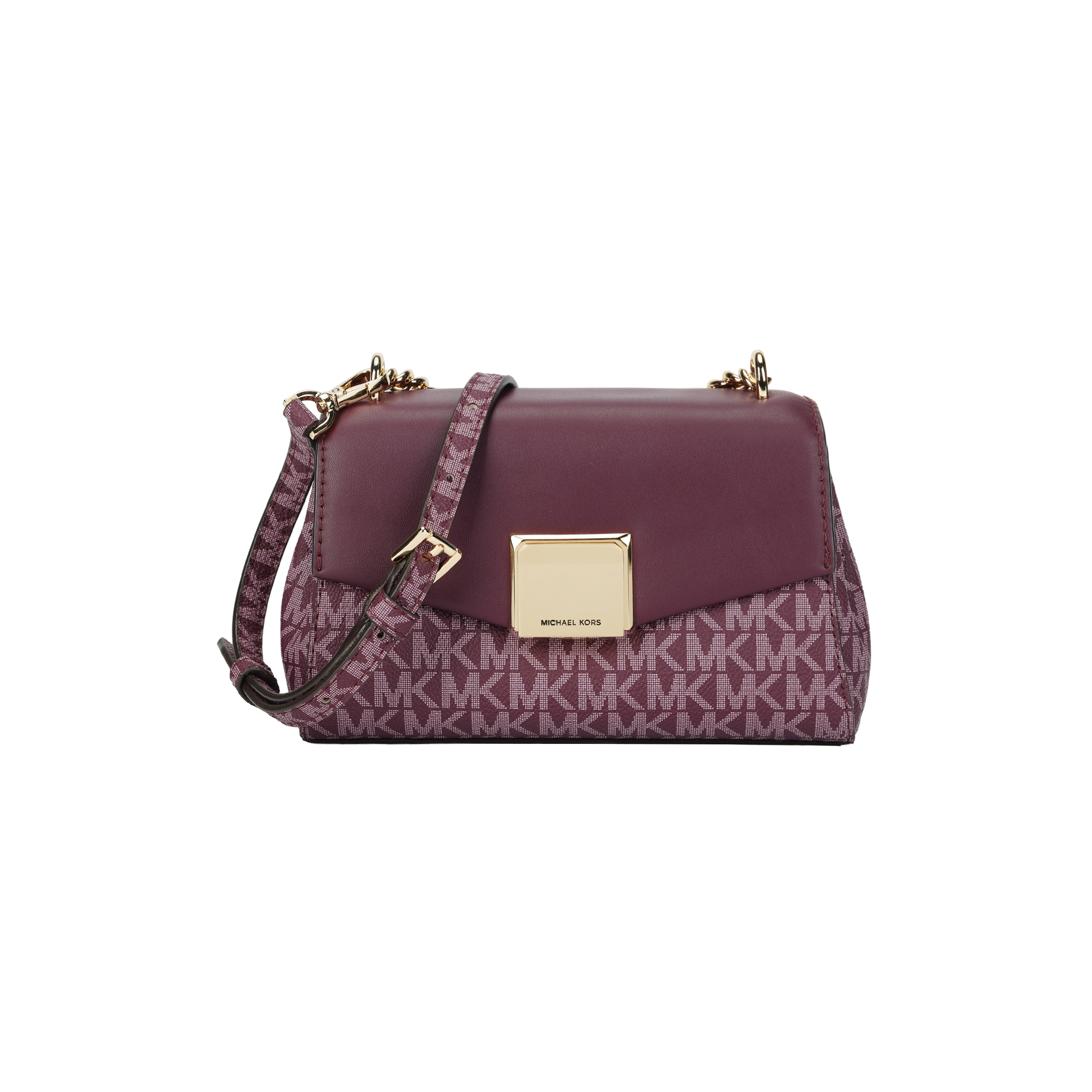 MICHAEL KORS Lita Leather Crossbody Bags Small Women's Fuchsia