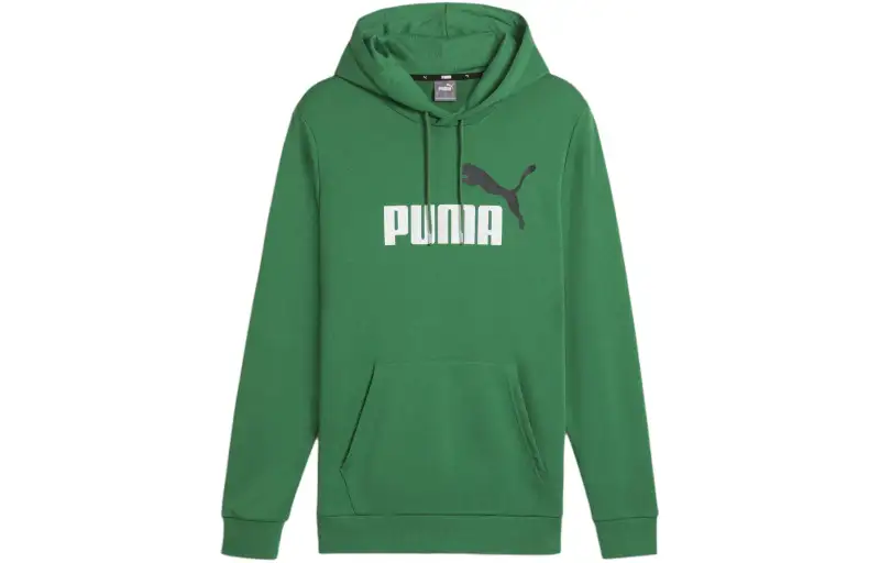 PUMA Sweatshirts Men's Green Hooded Moderate Other