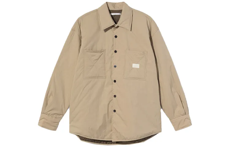 Stussy Shirts Unisex Khaki Lapel Moderate Other