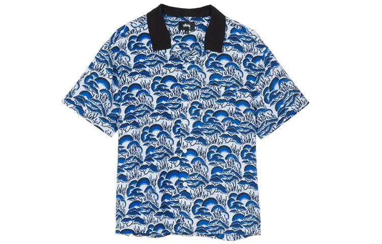 Stussy Shirts Men's Square Collar Moderate Other