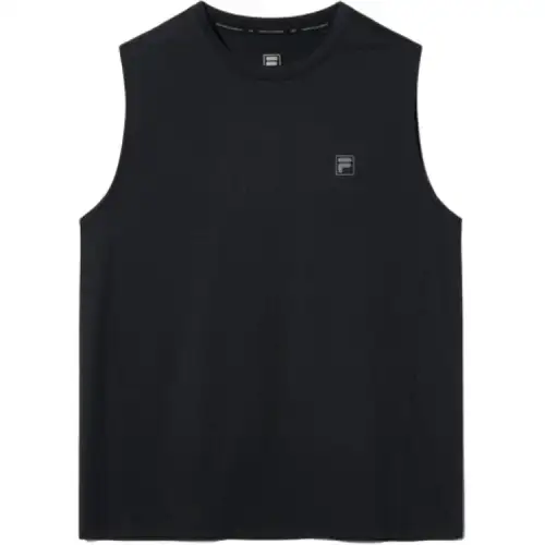 FILA Tank Tops Men's Black Crew Neck Moderate Other