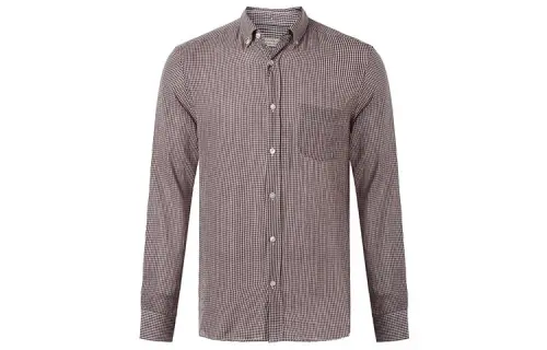 Burberry Shirts Men's Pink Lapel Moderate Shirt