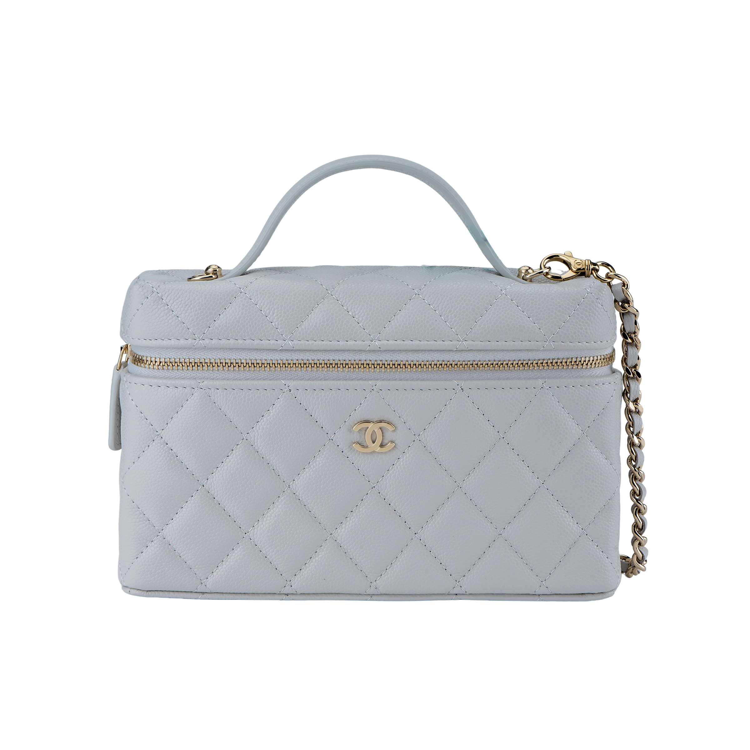 Женская сумка Chanel CHANEL 25C 25C LP (светло-серая)