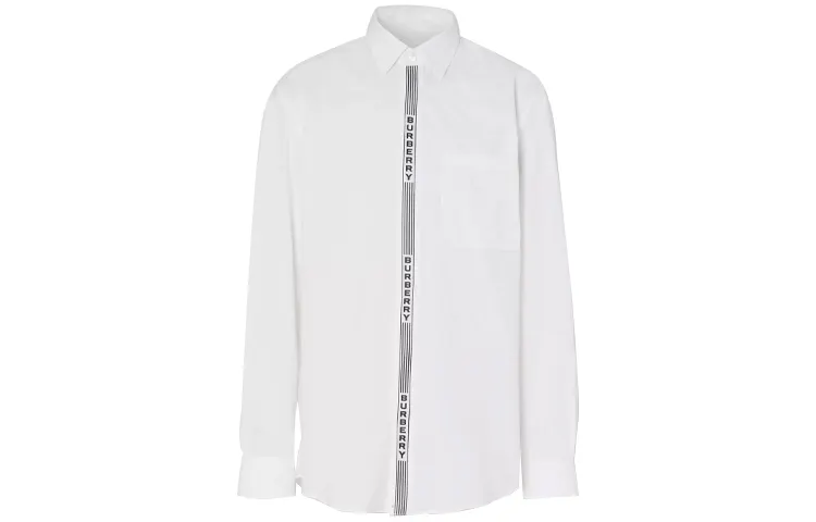 Burberry Shirts Men's White Moderate Other