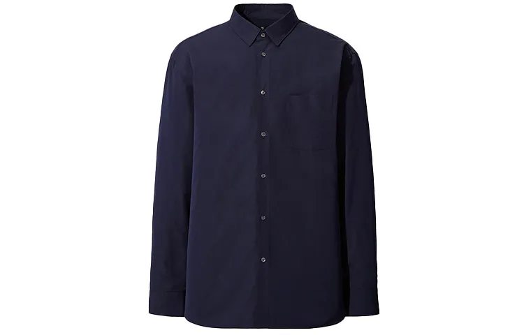 UNIQLO Jil Sander Shirts Men's Navy Blue Moderate Other
