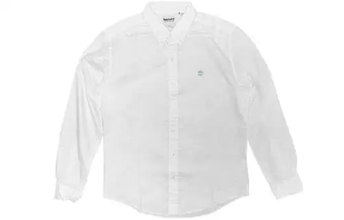 Timberland Shirts Men's White Lapel Thin Other