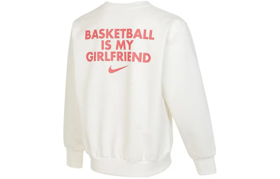 Nike Sweatshirts Men's White Crew Neck Moderate Other