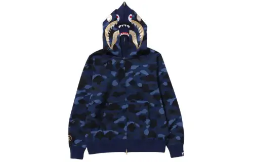 Bape Color Camo Double Shark Full Zip Hoodie SS24