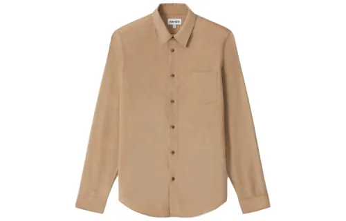 KENZO Shirts Men's Dark Beige Moderate Other