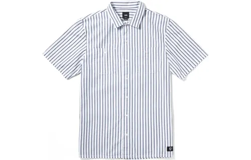 Vans Shirts Men's Blue Lapel Moderate Other