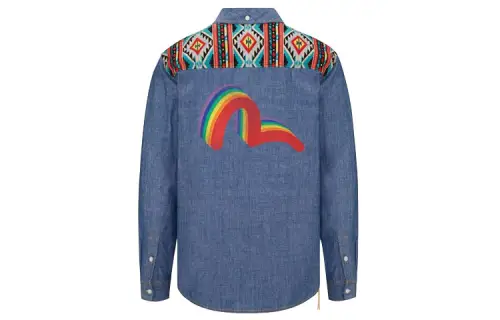 EVISU x CHENGUANXI SS21 Shirt Men's Blue