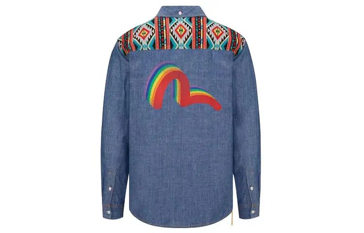 EVISU x CHENGUANXI SS21 Shirt Men's Blue