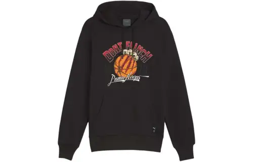 PUMA Basketbal Sweatshirts Men's Black Hooded Moderate Other