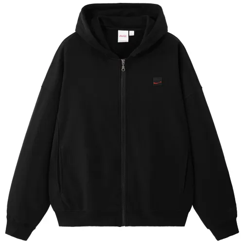 Coca Cola Sweatshirts Unisex Hooded Moderate Cardigan