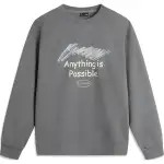 Li Ning Sports Life Collection Sweatshirt Men's Asphalt Gray