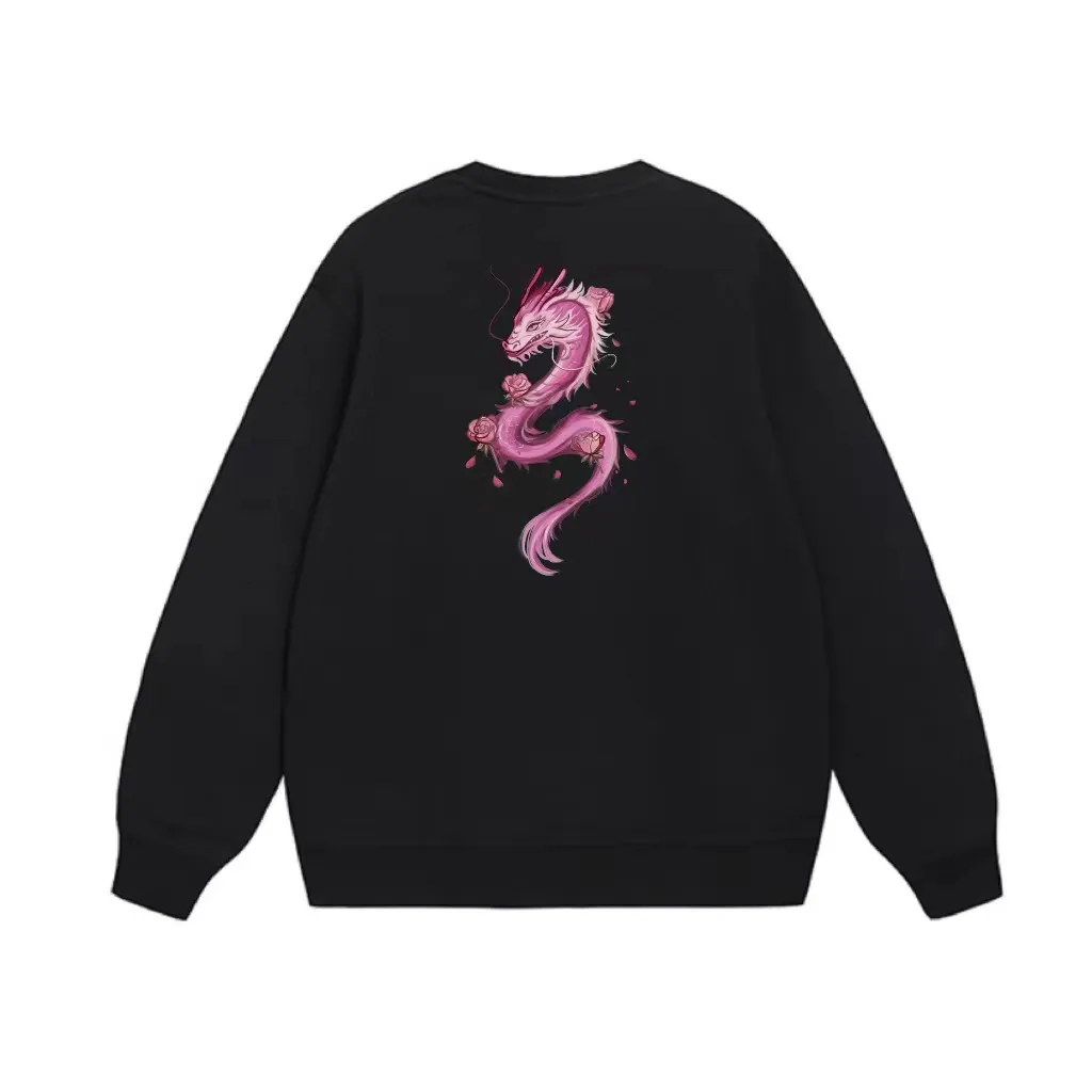 Adidas Sweatshirts Unisex Black Crew Neck Thickened