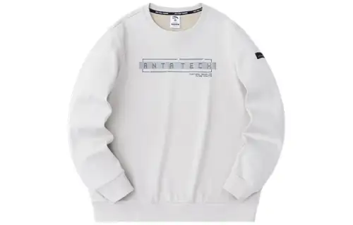 Anta Variety Training Collection Sweatshirt Men's Wheat Grain Gray