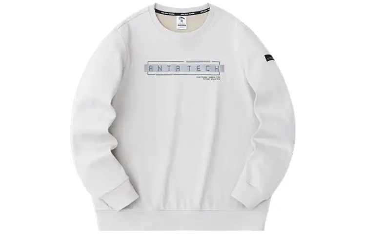 Anta Variety Training Collection Sweatshirt Men's Wheat Grain Gray