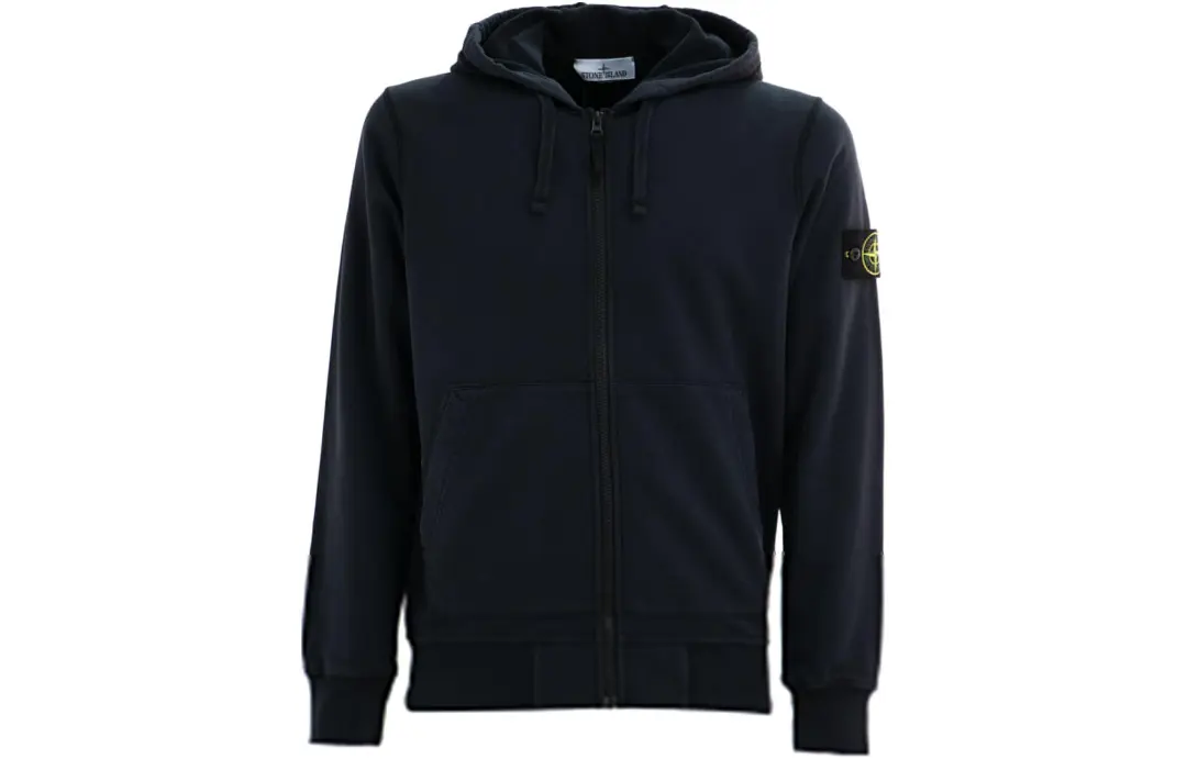 STONE ISLAND Logo Patch Zipped Hoodie