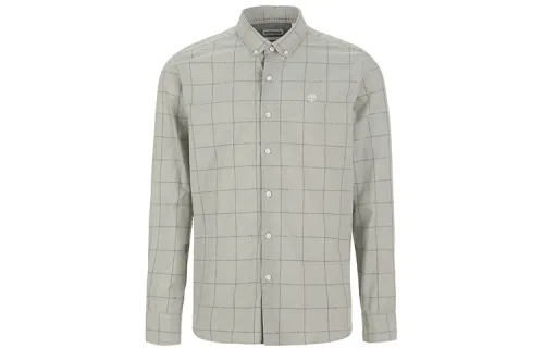 Timberland Shirts Men's Gray Pointed Collar Moderate Other