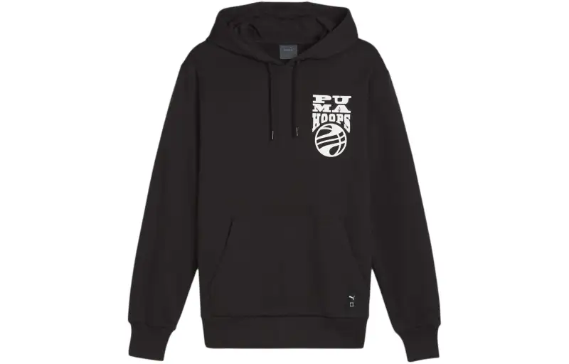 PUMA Sweatshirts Men's Black Hooded Moderate Other