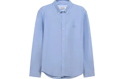 KENZO Classic Tiger Head Shirt Men's Light Blue