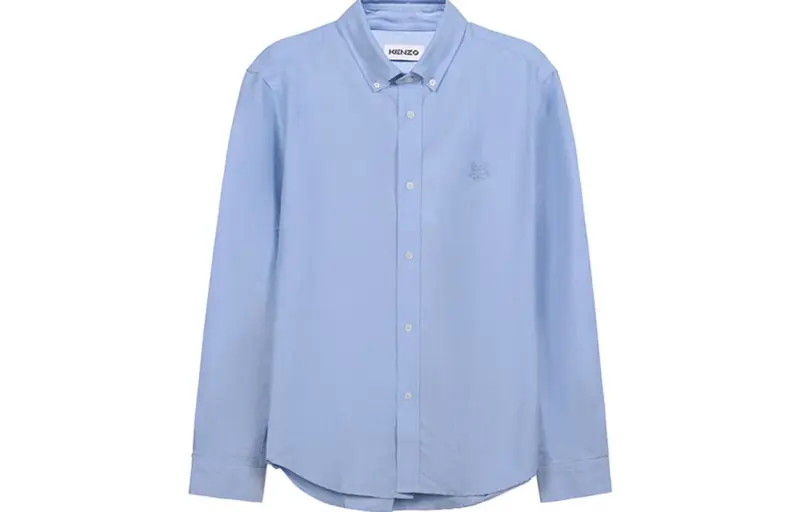KENZO Classic Tiger Head Shirt Men's Light Blue