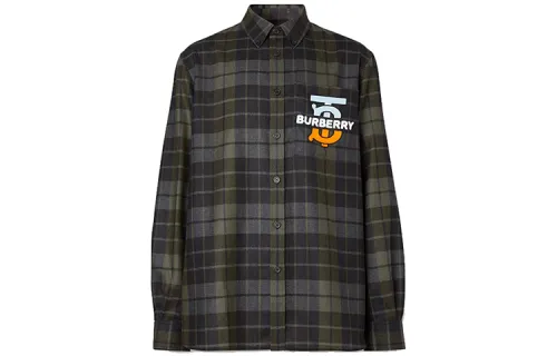 Burberry Shirt Fall Men's Black