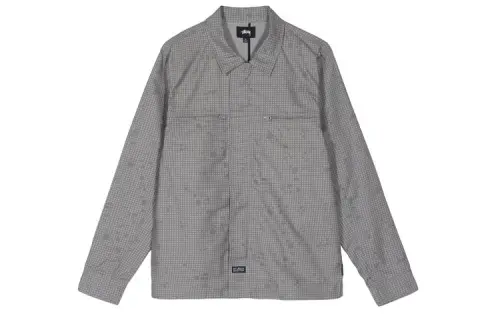 Stussy Shirts Men's Gray Moderate Shirt