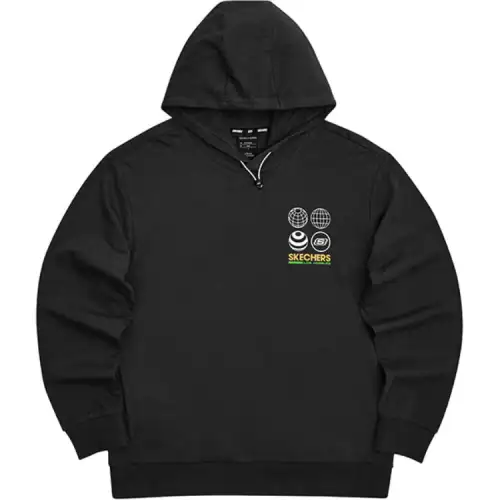 Skechers Basic Casual Collection Sweatshirt Men's Carbon Black