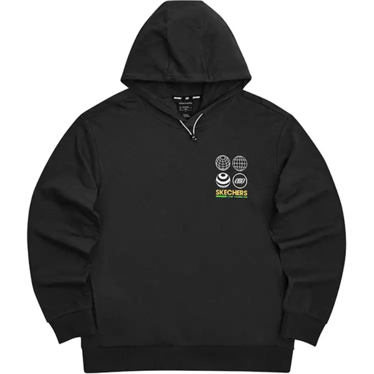 Skechers Basic Casual Collection Sweatshirt Men's Carbon Black