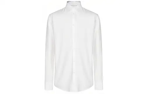 KENZO Shirts Men's White Stand Collar Moderate Other