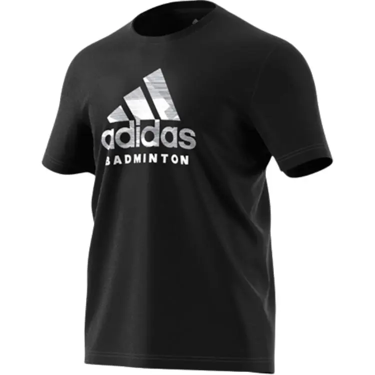 Adidas T-Shirts Men's Black Crew Neck Moderate