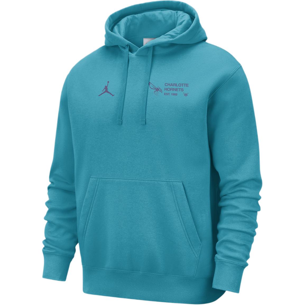 JORDAN Charlotte Hornets Club Courtside Men's Nike Nba Pullover Hoodie