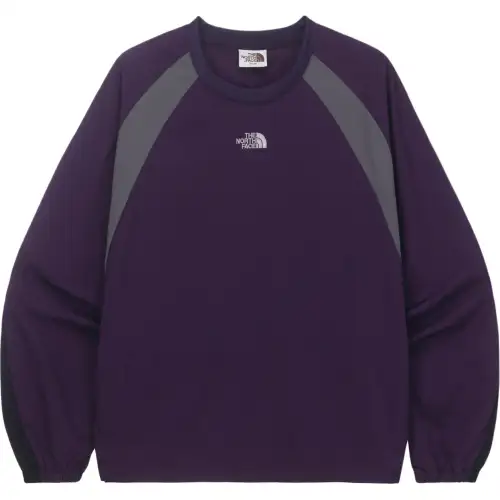 THE NORTH FACE Bandon Woven Crewneck Sweatshirt Men's Dark Purple