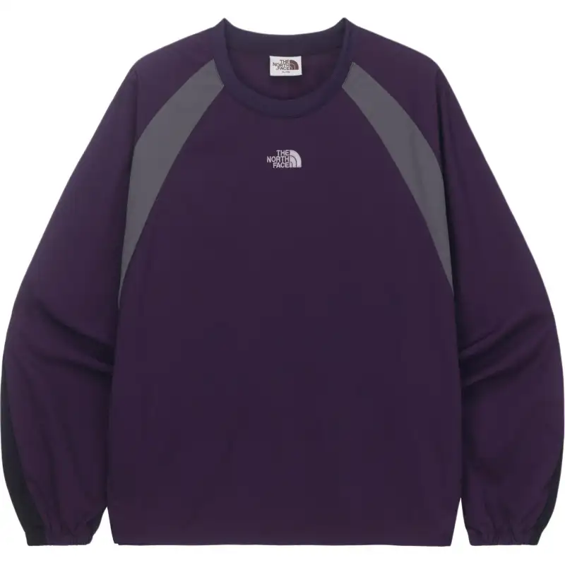 THE NORTH FACE Bandon Woven Crewneck Sweatshirt Men's Dark Purple