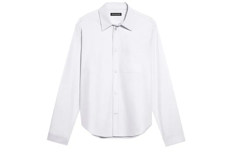Balenciaga Shirt Regular Fit Men's White